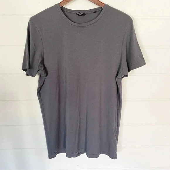 David Gandy for Autograph Women’s Short Sleeve Gray Crewneck Tee T-shirt Large - Picture 1 of 8